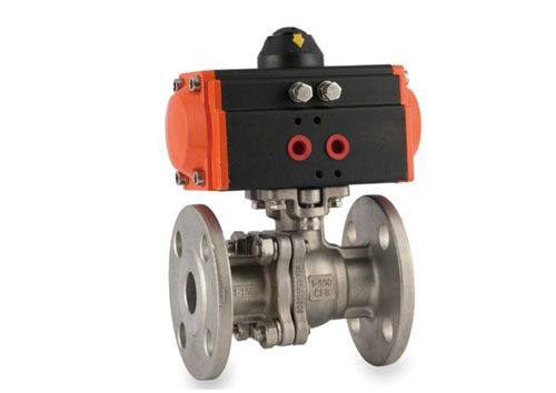 气动不锈钢法兰球阀